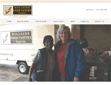 Tablet Screenshot of hillsidepantry.org